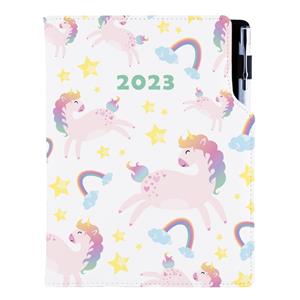 Diář DESIGN denní B6 2023 - Unicorn