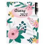Diář DESIGN denní B6 2025 - Květiny