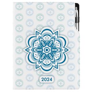 Diář DESIGN týdenní A4 2024 polský - Mandala modrý