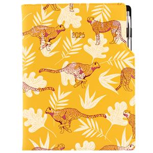 Diář DESIGN týdenní A4 2026 český - žlutá - Gepard
