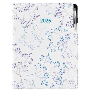 Diář DESIGN týdenní A4 2026 - Luční kvítí