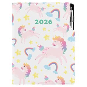 Diář DESIGN týdenní A4 2026 - Unicorn