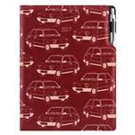 Diář DESIGN týdenní A4 2027 český - bordó - Maluch