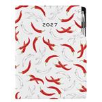 Diář DESIGN týdenní A4 2027 - Chilli