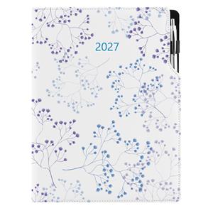 Diář DESIGN týdenní A4 2027 - Luční kvítí