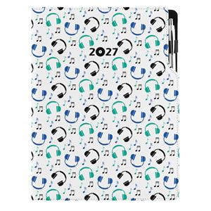 Diář DESIGN týdenní A4 2027 - Music