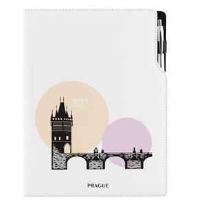 Diář DESIGN týdenní A4 2027 - Praha