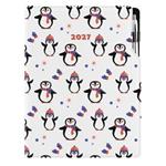 Diář DESIGN týdenní A4 2027 - Tučňák