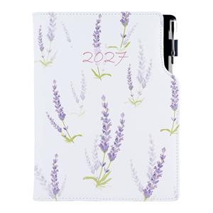 Diář DESIGN týdenní A5 2027 český - Levandule