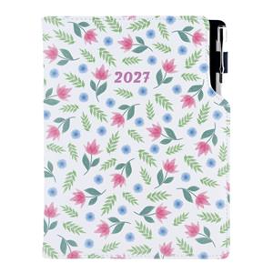 Diář DESIGN týdenní A5 2027 slovenský - Jarní květiny