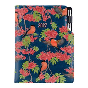 Diář DESIGN týdenní A5 2027 slovenský - modrá - Hýl