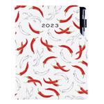Diář DESIGN týdenní B5 2023 - Chilli
