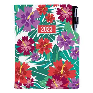 Diář DESIGN týdenní B5 2023 - Tropic