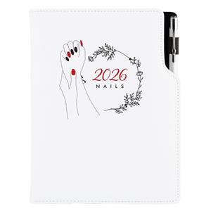Diář DESIGN týdenní B5 2026 polský - Nails