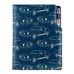 Diář DESIGN týdenní B5 2027 český - modrá - Mustang