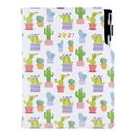 Diář DESIGN týdenní B5 2027 - Kaktus