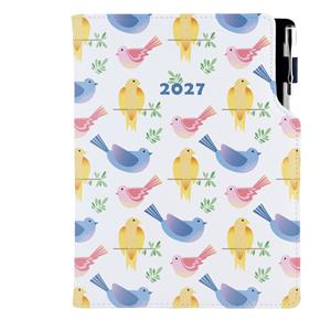 Diář DESIGN týdenní B5 2027 - Ptáci