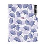 Diář DESIGN týdenní B6 2024 - Ginkgo