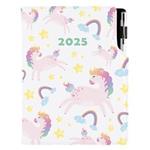 Diář DESIGN týdenní B6 2025 - Unicorn