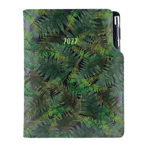 Diář DESIGN týdenní B6 2027 - černá - Kapradina
