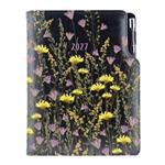 Diář DESIGN týdenní B6 2027 - černá - Louka