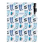 Diář DESIGN týdenní B6 2027 - Fotbal