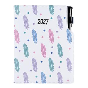 Diář DESIGN týdenní B6 2027 - Pírka