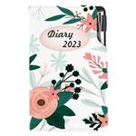 Diář DESIGN týdenní kapesní 2023 český - Květiny