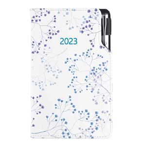 Diář DESIGN týdenní kapesní 2023 slovenský - Luční kvítí