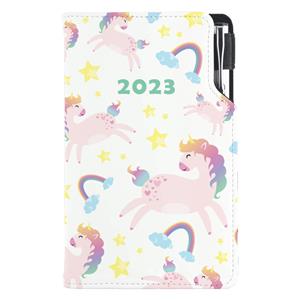 Diář DESIGN týdenní kapesní 2023 slovenský - Unicorn
