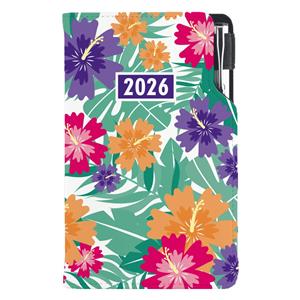Diář DESIGN tydenní kapesní 2026 polský - Tropic