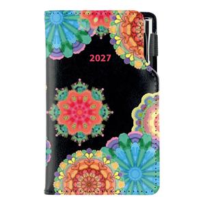 Diář DESIGN týdenní kapesní 2027 český - černá - Kaleidoskop