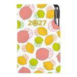 Diář DESIGN týdenní kapesní 2027 český - Citron