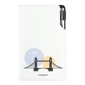 Diář DESIGN týdenní kapesní 2027 český - Londýn