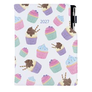 Diář DESIGN týdenní speciál A5 2027 - Cupcake