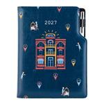 Diář DESIGN týdenní speciál A5 2027 - modrá - Hotel