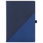 Diář DIEGO denní A4 2027 - modrá/modrá