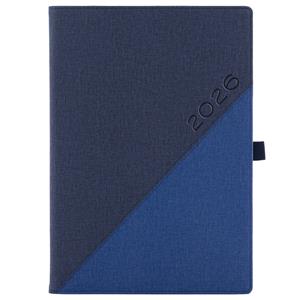 Diář DIEGO týdenní A4 2026 polský - modrá/modrá