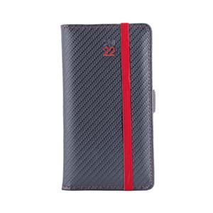 Diář ELASTIC týdenní kapesní 2022 slovenský - grafit/červená gumička