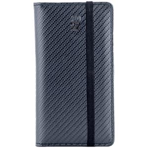 Diář ELASTIC týdenní kapesní 2027 český - grafit/černá gumička