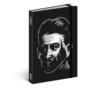 Diář Franz Kafka týdenní B6 obrázkový 2016