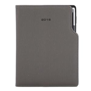 Diář Gap s propiskou týdenní A5 2016 český - šedá