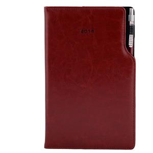 Diář Gap s propiskou týdenní kapesní 2016 český - hnědá