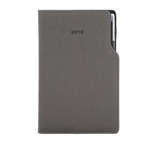 Diář Gap s propiskou týdenní kapesní 2016 český - šedá