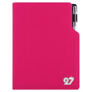 Diář GEP CRYSTAL denní A5 2027 slovenský - růžová