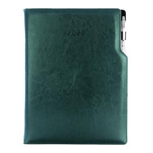 Diář GEP s propiskou denní A4 2022 polský - zelená