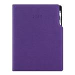 Diář GEP s propiskou denní A4 2027 - fialová