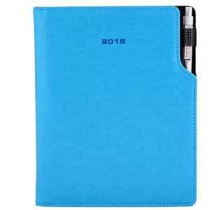 Diář GEP s propiskou denní A5 2016 polský - tyrkysová