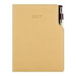 Diář GEP s propiskou denní B6 2027 - béžová