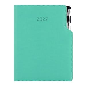 Diář GEP s propiskou denní B6 2027 - mátová